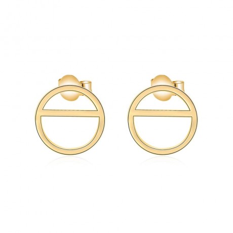 LADY SIMPLE GEOMETRIC SHAPE GOLD PLATED (GOLDEN)