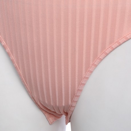 LONG SLEEVE PURE COLOR SHEATH BESIDE BANDAGE (SHALLOW PINK S/M/L)