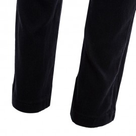 CHIC HIGH WAIST ELASTIC HOLE KNEE DESIGN SHEATH (BLACK S/M/L)
