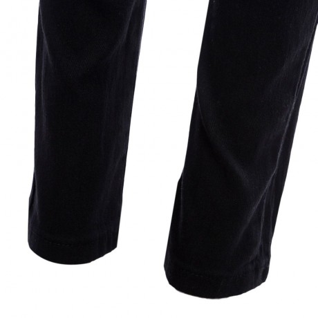 CHIC HIGH WAIST ELASTIC HOLE KNEE DESIGN SHEATH (BLACK S/M/L)