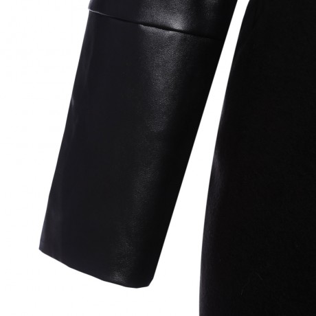 ELEGANT TURN-DOWN COLLAR LONG SLEEVE (BLACK M/L/XL)