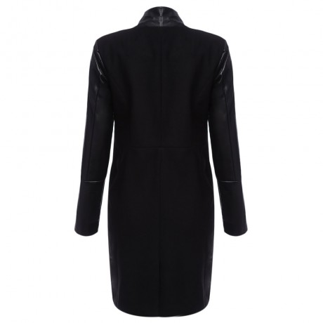 ELEGANT TURN-DOWN COLLAR LONG SLEEVE (BLACK M/L/XL)
