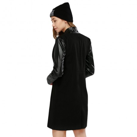 ELEGANT TURN-DOWN COLLAR LONG SLEEVE (BLACK M/L/XL)