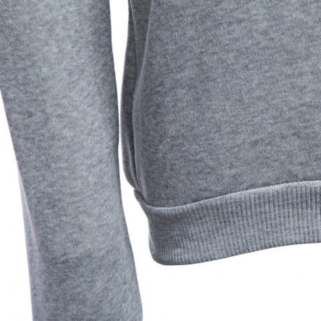 CASUAL ROUND COLLAR LETTER PRINT LOOSE-FITTING (GRAY S/M/L/XL)