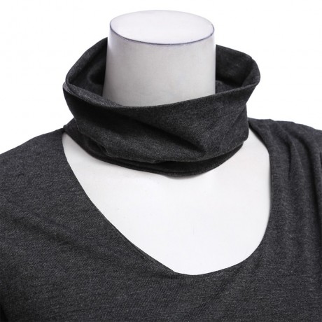 FASHION HALTER LONG SLEEVE ASYMMETRICAL (GRAY S/M/L/XL)