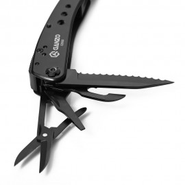 HOT SALE GANZO G201B MULTI TOOL PLIERS WITH MULTI SPECIFICATION SCREWDRIVER (BLACK)