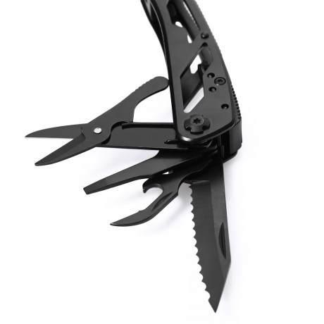 GANZO G202B USEFUL MULTI TOOL PLIERS WITH MULTI SPECIFICATION SCREWDRIVER (BLACK)