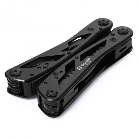 GANZO G202B USEFUL MULTI TOOL PLIERS WITH MULTI SPECIFICATION SCREWDRIVER (BLACK)