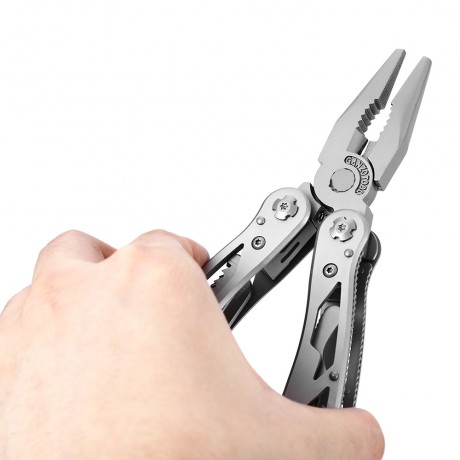 GANZO G202 HOT SALE MULTI TOOL PLIERS WITH MULTI SPECIFICATION (SILVER)