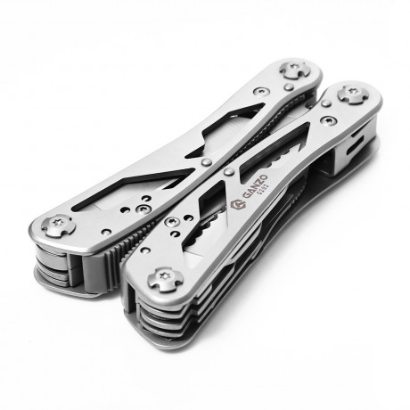 GANZO G202 HOT SALE MULTI TOOL PLIERS WITH MULTI SPECIFICATION (SILVER)