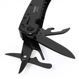 COMPACT SIZE GANZO G301B MULTI TOOL PLIERS (BLACK)