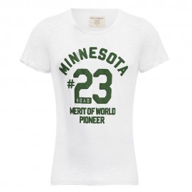 CASUAL ROUND COLLAR SHORT SLEEVE LETTER NUMBER PRINT T-SHIRT FOR MEN (WHITE L/XL/2XL)