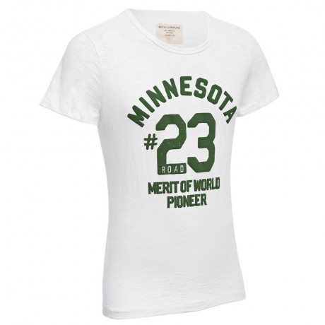 CASUAL ROUND COLLAR SHORT SLEEVE LETTER NUMBER PRINT T-SHIRT FOR MEN (WHITE L/XL/2XL)