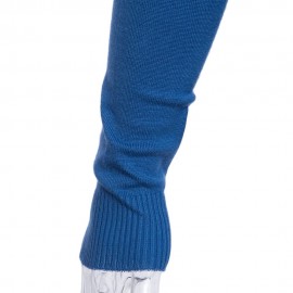 CASUAL PURE COLOR V NECK LONG SLEEVE MALE SLIM FIT KNITWEAR (SAPPHIRE BLUE M/L/XL/XXL)