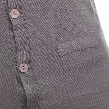 CASUAL PURE COLOR V NECK LONG SLEEVE MALE SLIM FIT KNITWEAR (KHAKI M/L/XL/XXL)