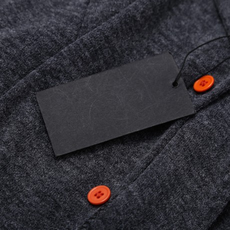 CASUAL POCKET DESIGN MALE LONG SLEEVE KNITWEAR (DEEP GRAY M/L/XL/XXL)