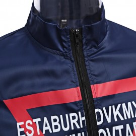 ULTRALIGHT INVERTED TRIANGLE PRINT MALE SUN PROTECTION OUTERWEAR (DEEP BLUE M/L/XL/2XL/3XL