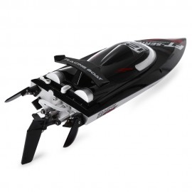 FEILUN FT012 2.4G 4CH BRUSHLESS RC RACING BOAT (BLACK)