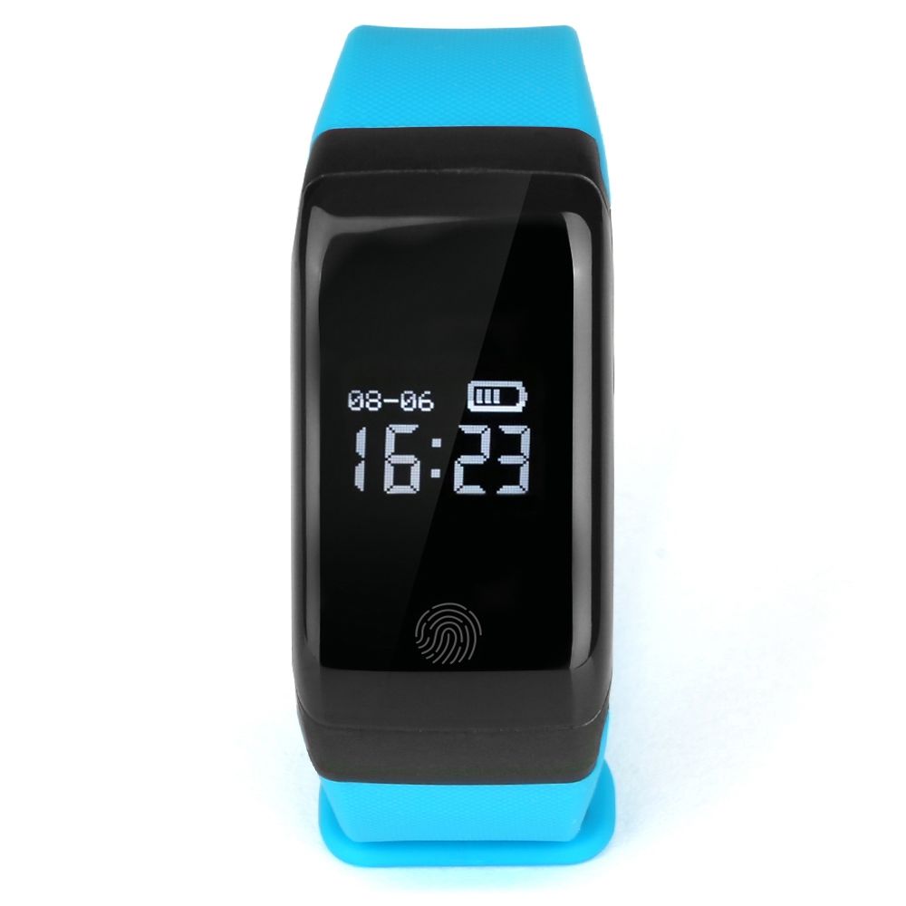 X7 BLUETOOTH 4.0 SPORTS SMART WATCH HEART RATE TRACKER (BLUE)