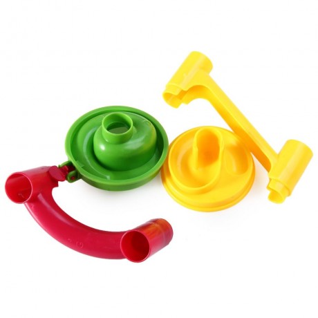 DELUXE MARBLE RACE GAME MARBLE RUN PLAY SET 105PCS DEVELOPING (COLOURMIX)