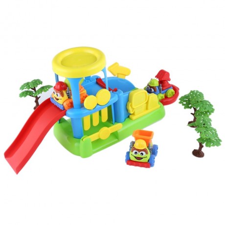 CHILDREN COOL PARKING LOT DISASSEMBLY ASSEMBLY EDUCATIONAL TOY SET (COLOURMIX)