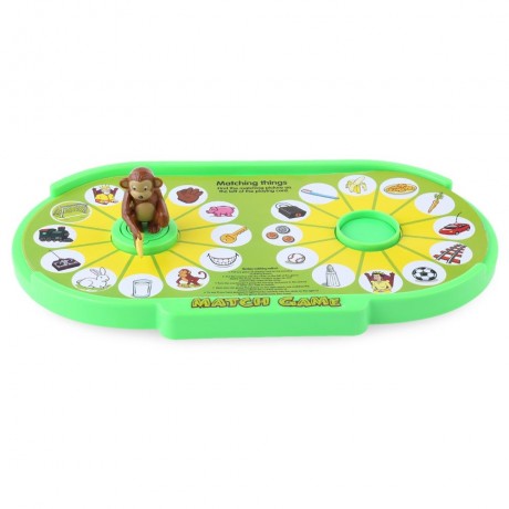 CHILDREN CARTOON MONKEY TABLE MATCH GAME EDUCATIONAL TOY (COLOURMIX)