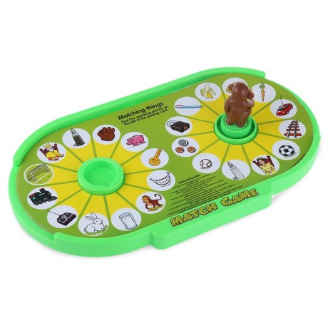 CHILDREN CARTOON MONKEY TABLE MATCH GAME EDUCATIONAL TOY (COLOURMIX)