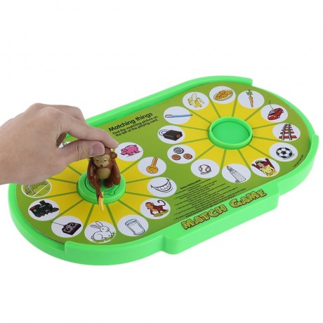 CHILDREN CARTOON MONKEY TABLE MATCH GAME EDUCATIONAL TOY (COLOURMIX)