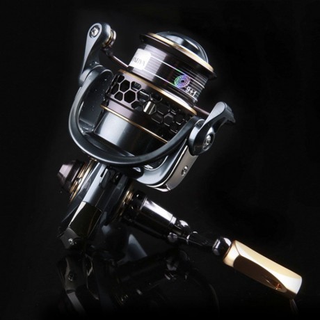 TSURINOYA JAGUAR2000 DOUBLE SPOOL 5:2:1 FISHING REEL FISH TACKLE (COLOURMIX 2000)