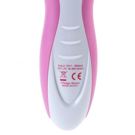 KEMEI KM - 2531 PRO RECHARGEABLE EPILATOR SHAVER HAIR CLIPPER (PINK AND WHITE)