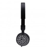 MS - 174 MIC CONTROL MINI WIRED STEREO HIFI MUSIC HEADSET (BLACK)