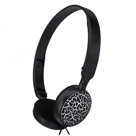 MS - 174 MIC CONTROL MINI WIRED STEREO HIFI MUSIC HEADSET (BLACK)