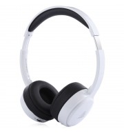 MARROW 303B WIRELESS BLUETOOTH 4.0 HEADBAND HEADPHONES (WHITE)