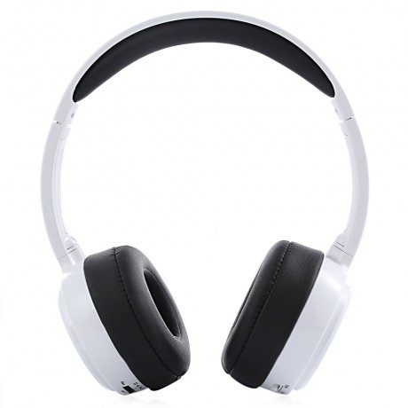 MARROW 303B WIRELESS BLUETOOTH 4.0 HEADBAND HEADPHONES (WHITE)