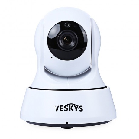 VESKYS WIRELESS WIFI IP CAMERA 720P 1.0MP NIGHT VISION MOTION (WHITE)