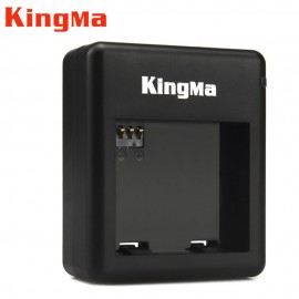 KINGMA 1010MAH BATTERY DUAL CAMERA CHARGER KIT FOR XIAO YI SPORT CAMERA (BLACK)