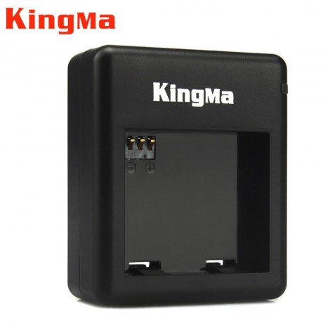 KINGMA 1010MAH BATTERY DUAL CAMERA CHARGER KIT FOR XIAO YI SPORT CAMERA (BLACK)