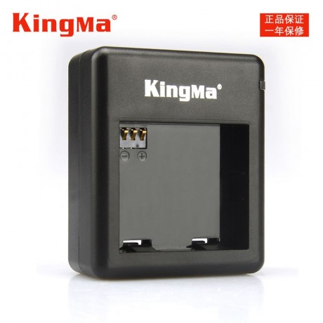 KINGMA 1010MAH BATTERY DUAL CAMERA CHARGER KIT FOR XIAO YI SPORT CAMERA (BLACK)