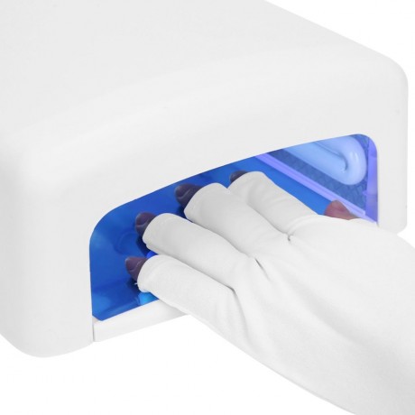 ANTI UV GLOVE RADIATION PROTECTION PHOTO THERAPY MANICURE NAIL POLISH NAIL ART DRYER TOOLS