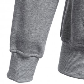POCKET DESIGN SLIM FIT LONG SLEEVE CASUAL HOODIES FOR MEN (LIGHT GRAY, SIZE M/L/XL/2XL)