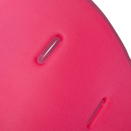 SOLID COLOR BREATHABLE COTTON CUSHION FOR BABY CARRIAGE (ROSE)