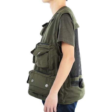  PREVIOUS NEXT LEO ARMY GREEN FISHING VEST (ARMY GREEN L/XL/2XL/3XL)