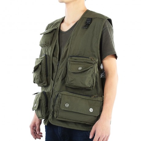  PREVIOUS NEXT LEO ARMY GREEN FISHING VEST (ARMY GREEN L/XL/2XL/3XL)