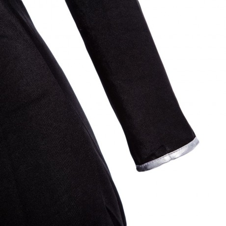 HALLOWEEN PARTY STRAPLESS SHEATH IRREGULAR PATCHWORK WITCH UNIFORM WITH CAP