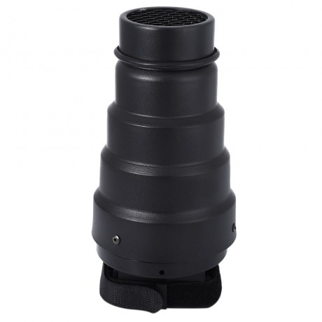 UNIVERSAL EXTENDER CONICAL HONEYCOMB GRID SPEEDLIGHT FLASH SNOOT WITH 5PCS COLOR FILTER