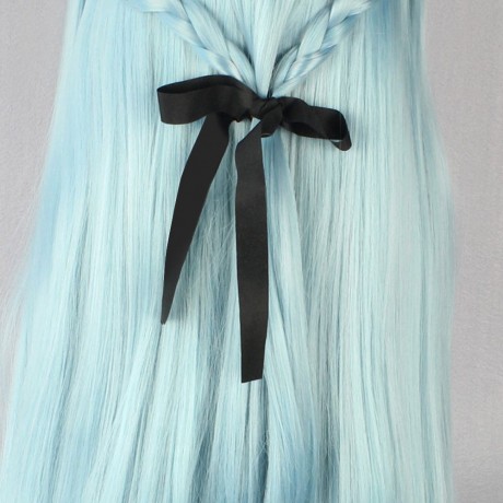 WOMEN LONG LIGHT BLUE NATURAL STRAIGHT FULL WIGS ANIME COSPLAY PARTY FOR SWORD ART ONLINE 