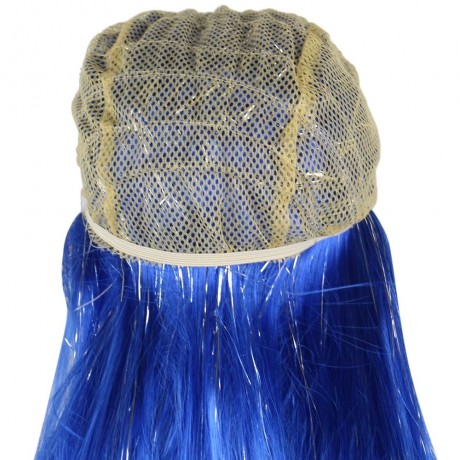 LONG STRAIGHT MIXED COLORS WIGS RAIN HAIRSTYLE FOR STREET SHOOTING COSPLAY MASQUERADE WIND