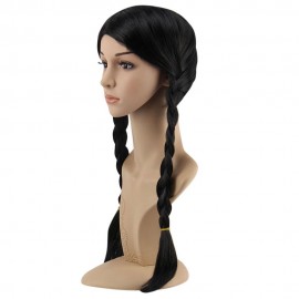 LONG MIXED COLORS WIGS FLAG BRAIDS HAIRSTYLE FOR STREET SHOOTING COSPLAY HALLOWEEN MASQUER