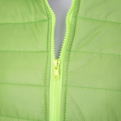 STYLISH HOODED LONG SLEEVE CANDY COLOR ZIPPERED WOMEN'S COAT (GREEN, SIZE S/M/L/XL)