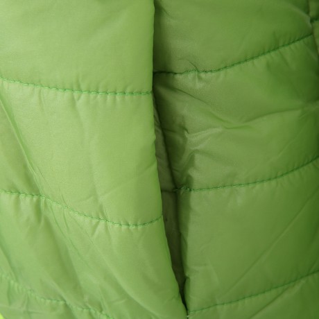 STYLISH HOODED LONG SLEEVE CANDY COLOR ZIPPERED WOMEN'S COAT (GREEN, SIZE S/M/L/XL)